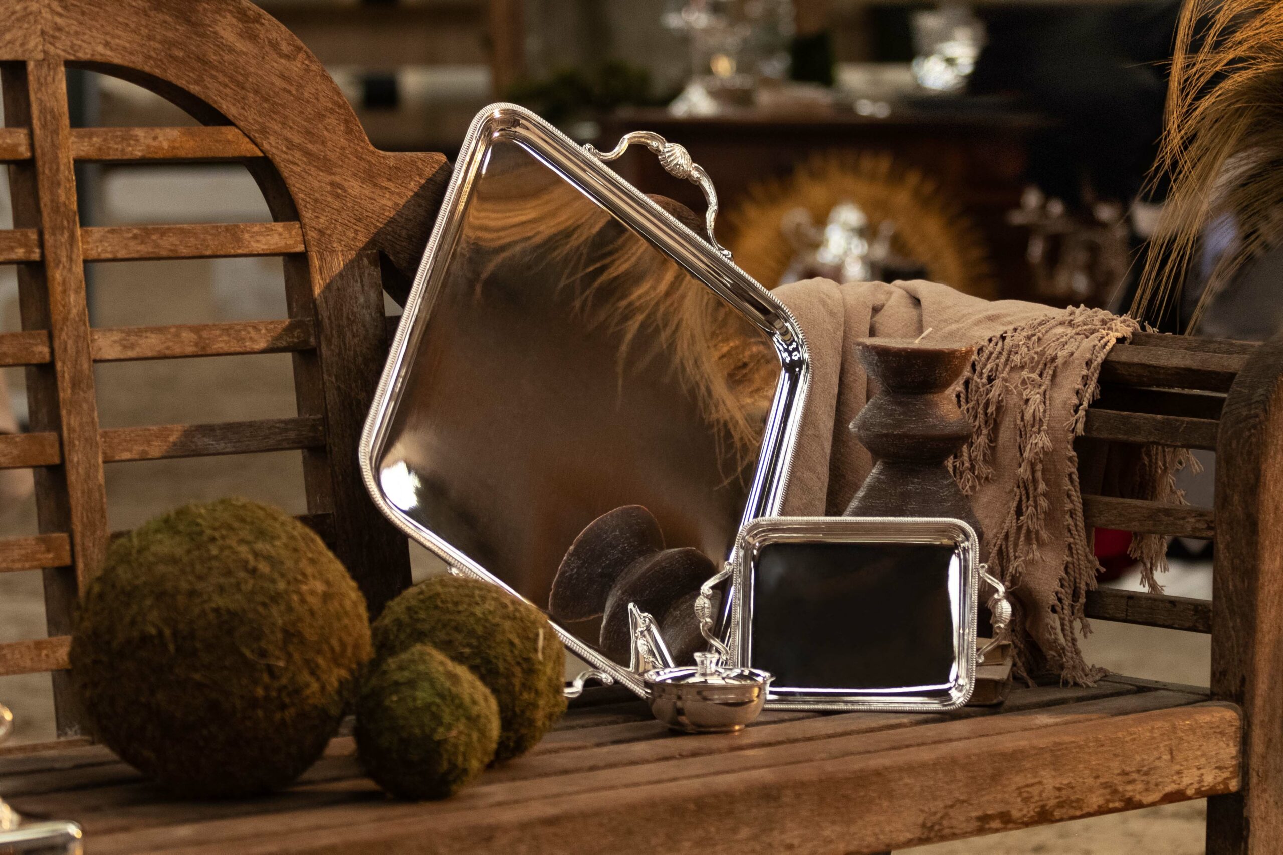 Plateau rectangulaire et coupe a sucre 3